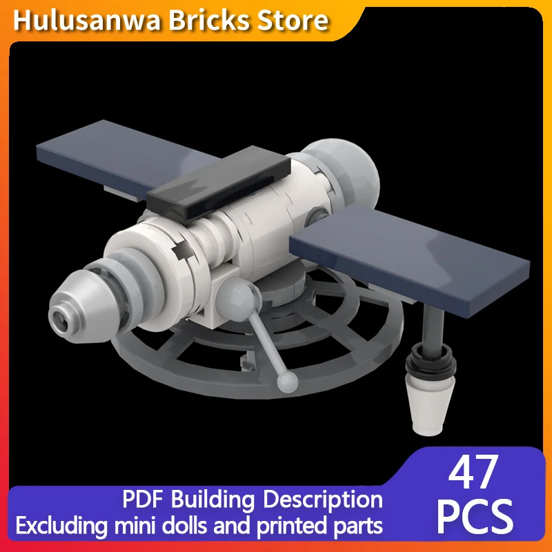 

Military Space Lander Model MOC Building Bricks War Equipment Modular Technology Gifts Holiday Assemble Children Toys Suit