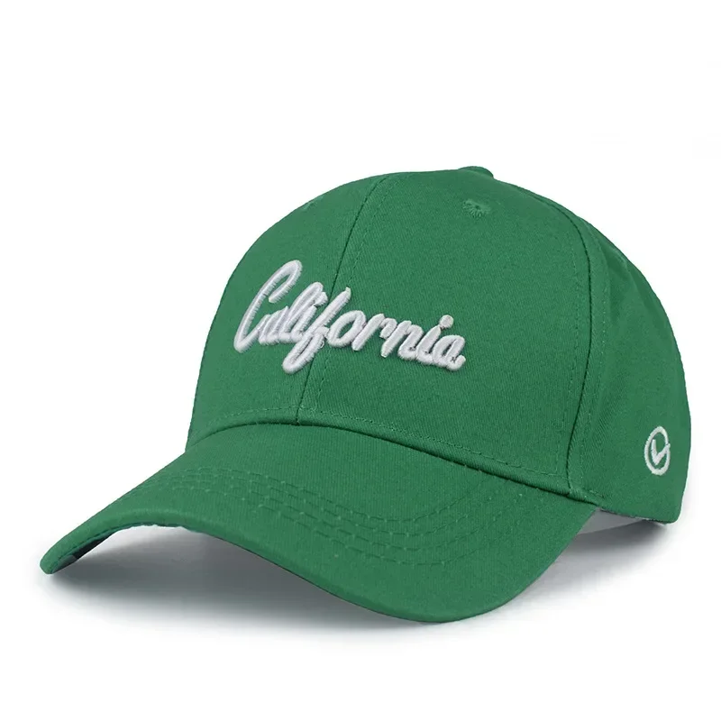 New Baseball Caps Men Women California Embroidery Snapback Cap Vintage Green Streetwear Sun Hat Hip Hop Hats Gorras De Béisbol