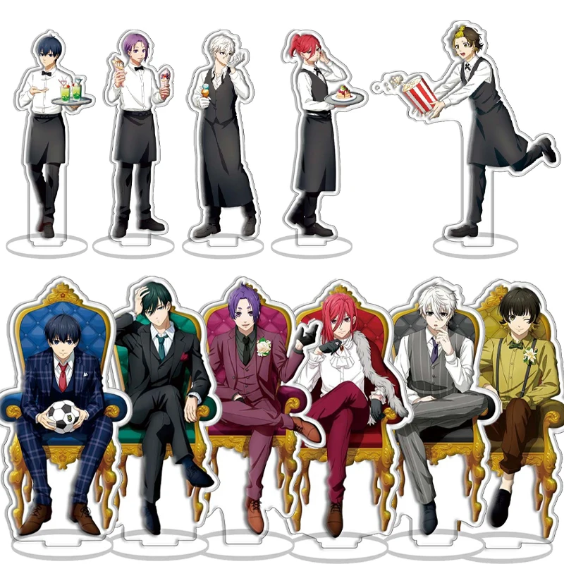 

Аниме мода 15 см синий замок модель акриловая подставка Bachira Meguru Isagi Yoichi крутое украшение для стола настольные украшения подарки игрушки