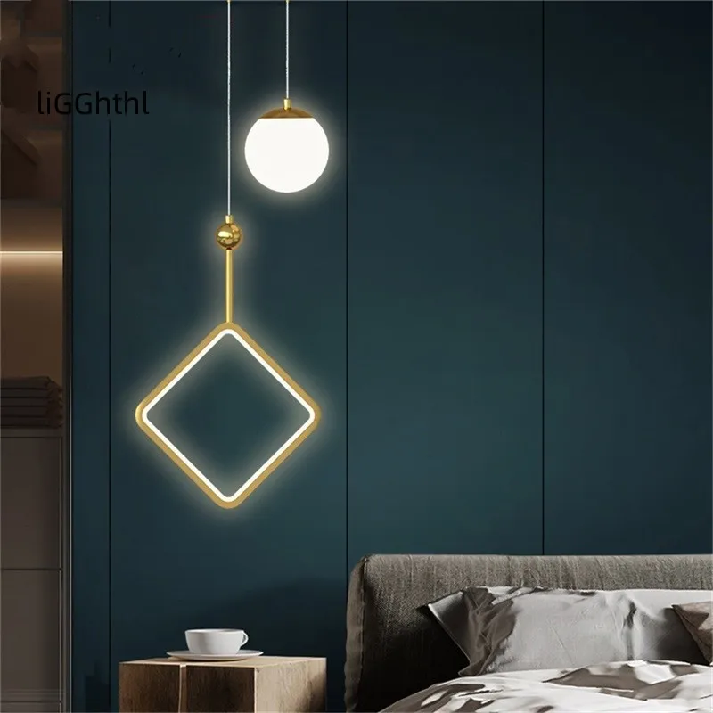 Modern Brass Chandelier Designer Minimalist LED Creative Design Interior Fixtures Embellishing Home Decoration Chandelier