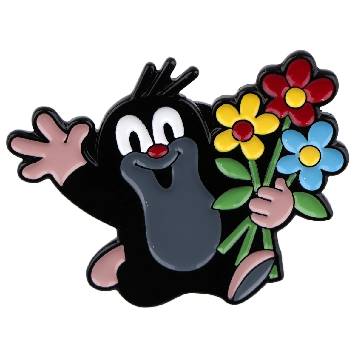 Funny Cartoon Mole Cute Lapel Pins Enamel Pin for Backpacks Briefcase Badges Brooch for Clothes Accessories Fashion Gifts