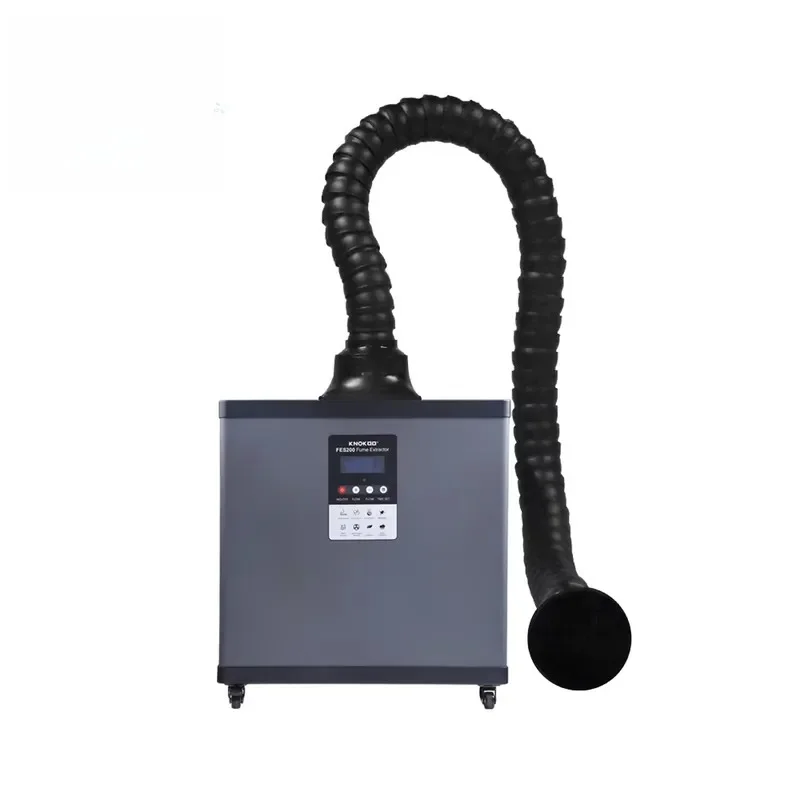 KOO 200 W Digital Display Soldering Fume Extractor FES 200 Smoke Purify hine With Wheel