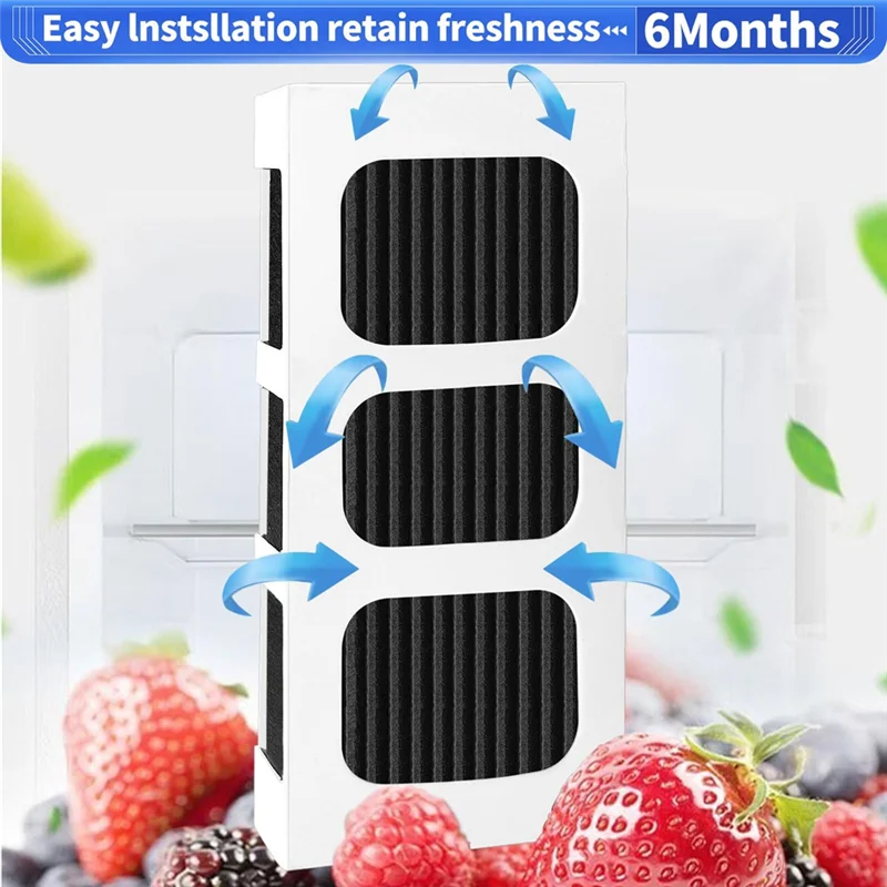 4 pacotes para peças de filtro de ar de geladeira paultra2 para filtro de ar de geladeira paultra2 pure air ultra ii