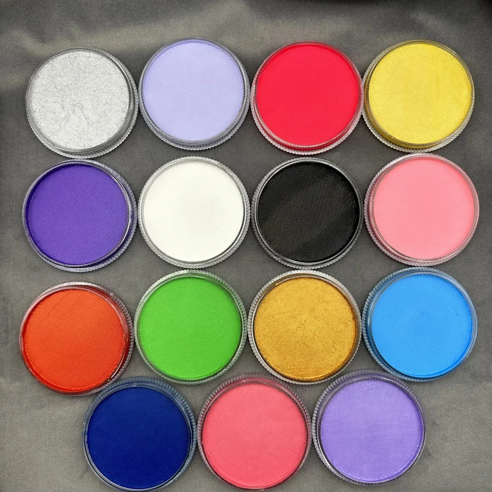 30g round box blush face painting water-based face pigment body painting makeup