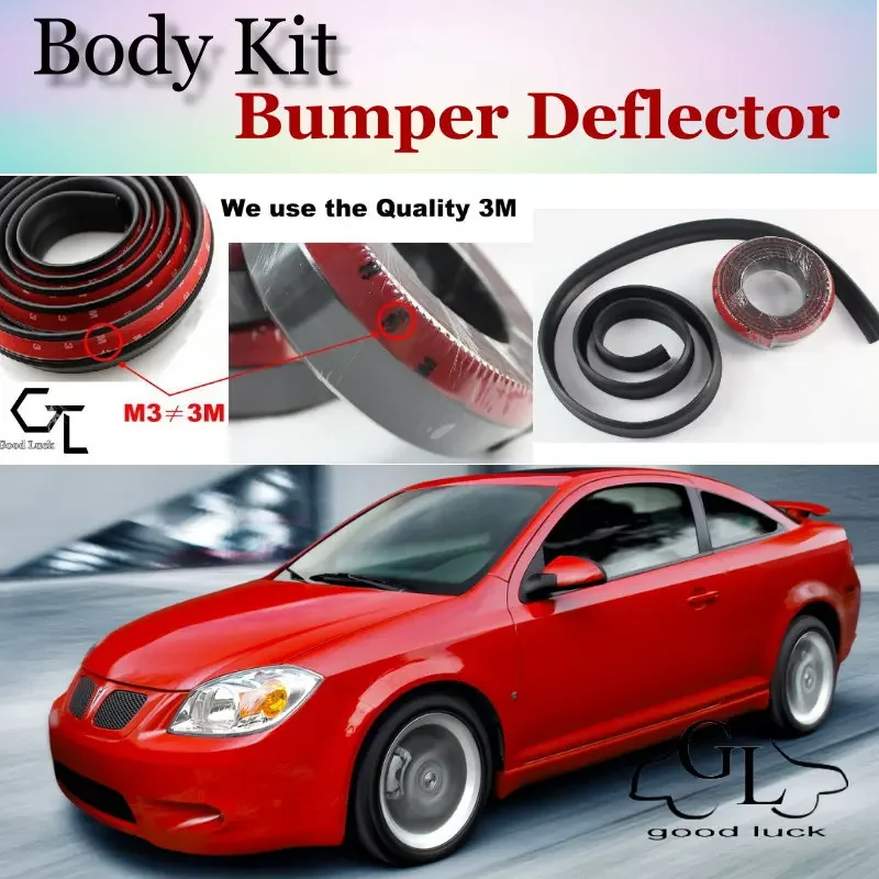 Bumper Lip Deflector Lips For Pontiac G4 G5 Pursuit Cobalt Front Spoiler Skirt For TopGear Fans Car Tuning / Body Kit / Strip