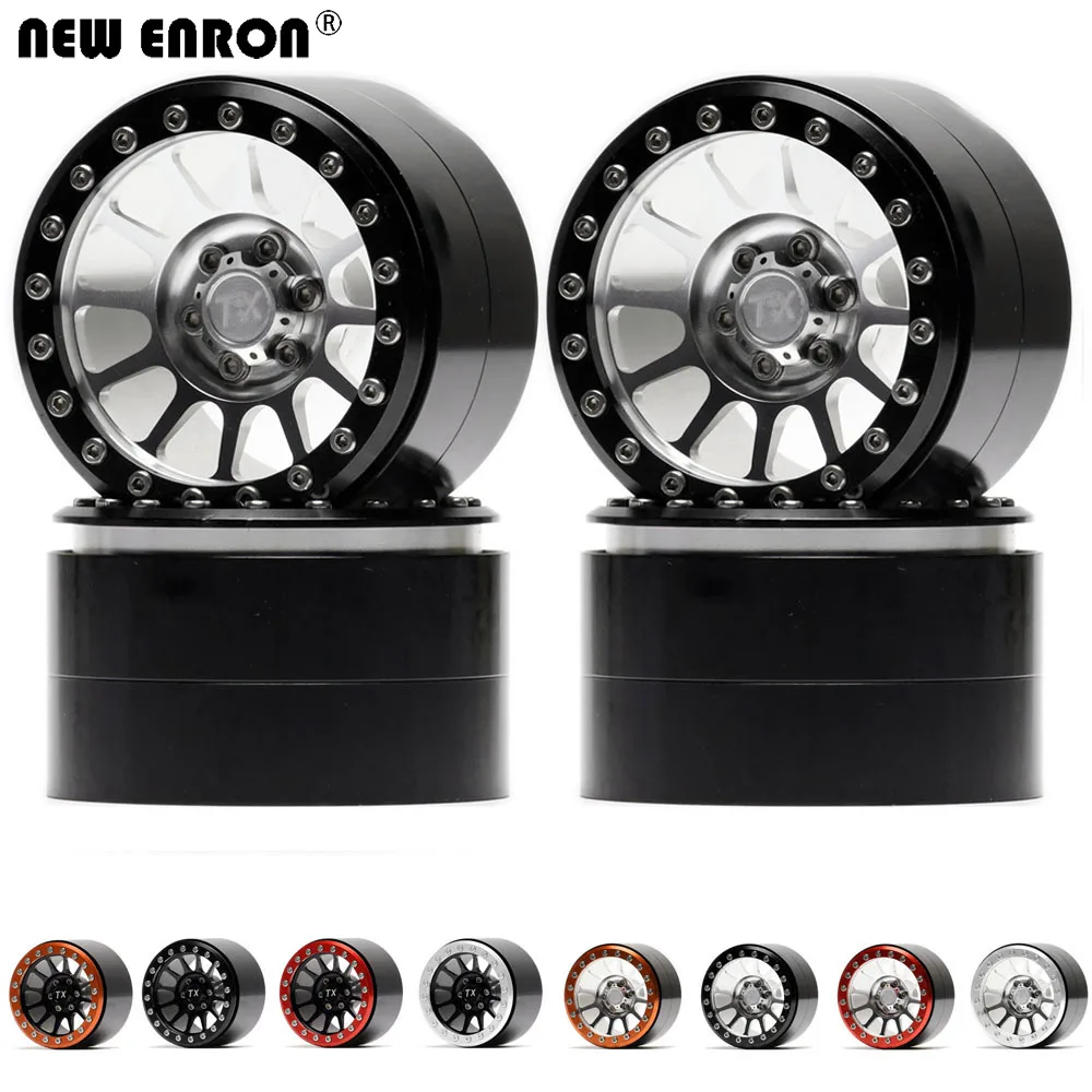 

NEW ENRON CNC 2.2 Inch 12 Spoke Beadlock Wheels Hub Rim for 1/10 RC 12mm Hex Crawler Axial SCX10 II 90046 TRX-4 KM2 YETI RR10