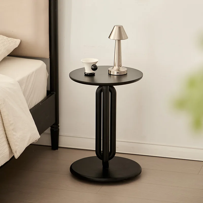 ※qx Nordic Small Round Coffee Table Sofa Apartment Living Room Design Sense Small Table Mobile Small Coffee Table~.