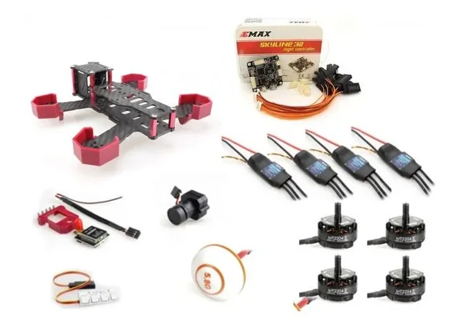 

EMAX NightHawk 170 Комбинированная оптоволоконная рама самолета для квадрокоптера