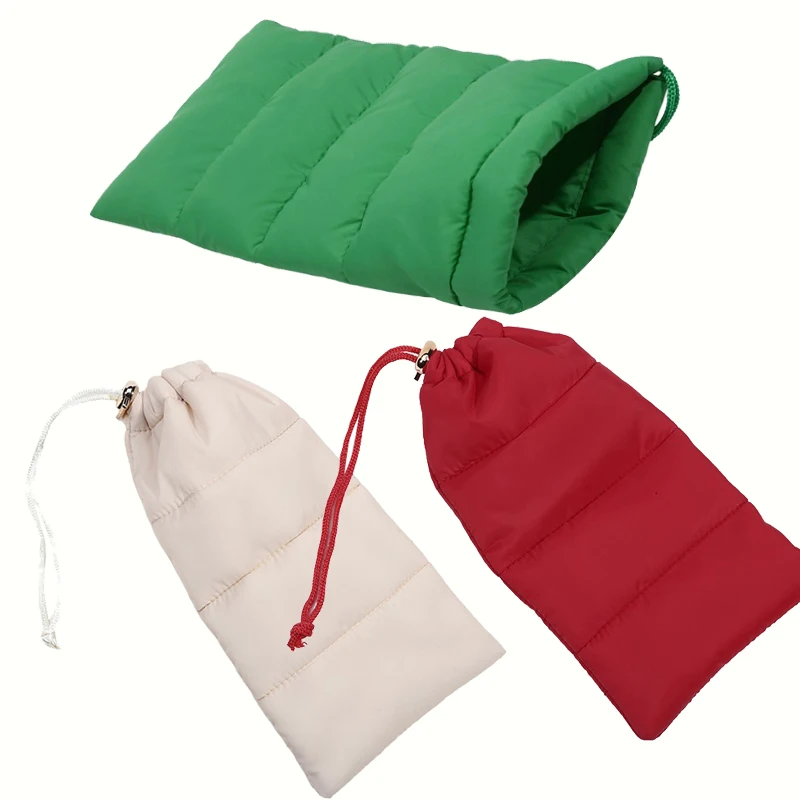 Sacos de óculos de sol de algodão portátil com cordão saco de armazenamento de óculos de leitura caso organizador capa protetora
