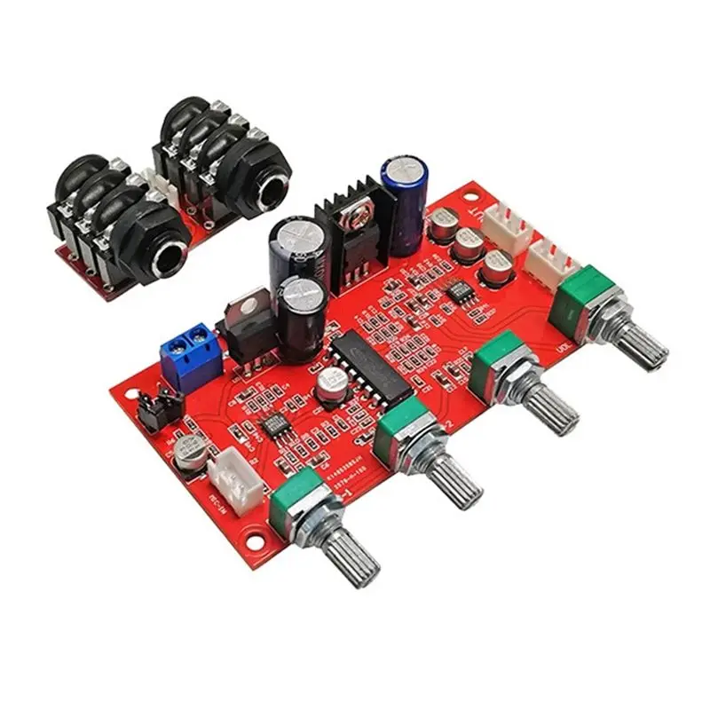 AA08-DC 7-24V Microphone Amplifier Board PT2399 Digital Microphone Amplifier Board Karaoke Plate Reverb view 4