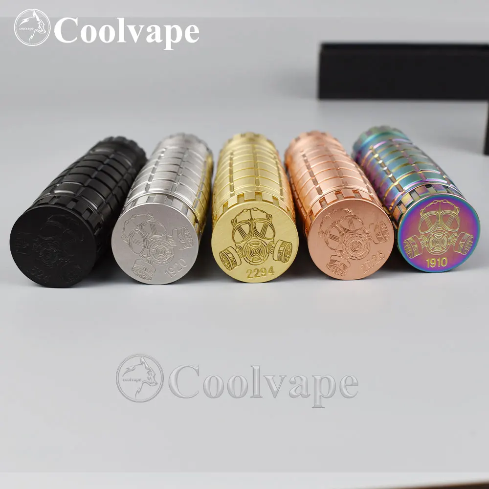 

WOLFCOOLVAPE Mechanical mod Apocalypse armea mod 24mm brass copper vape 18650 Battery Mod