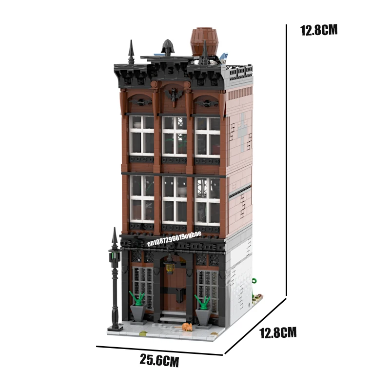 NEUE 2062PCS Stadt Heißer Verkauf Street View Moc Modulare Gothic Stadt Haus modell DIY kreative ideen Kind Spielzeug weihnachten geschenk Blöcke