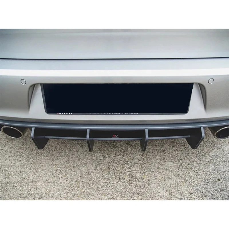 Diffuser Extension V2 Type Blade-Style Rear Spoiler Lip Curtain Car Modification Upgrade Accessory 3