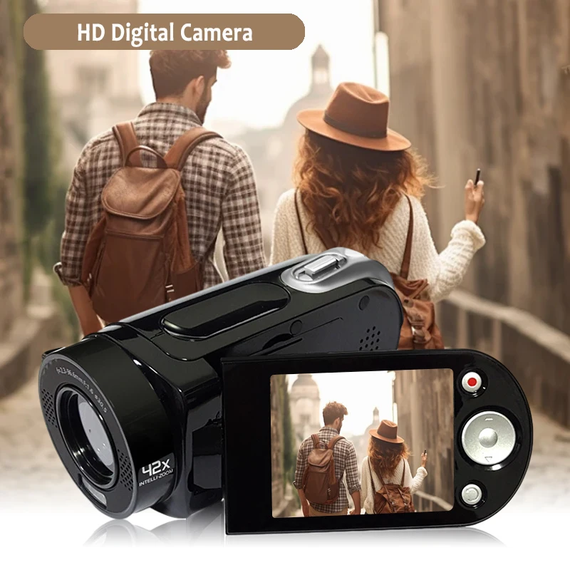 

HD Digital Camcorder 16X igital Zoom 2.4Inch Screen Portable Recording Camcorder For Mountaineering Camping