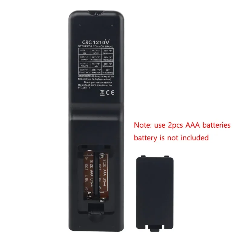 Télécommande universelle TV pour ISTAR-956 1699RC DAYTRON RC-A06 A10 SNOWA-1029 K +-927 EN-31907 GHK-4421A GBTY-ONGOV59 Contrôleur