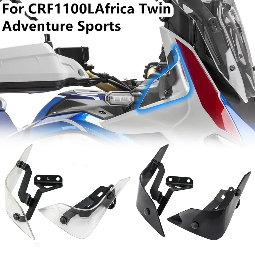 

Motorcycle Side Windshield Wind Deflector FOR HONDA CRF 1000L CRF1100LA CRF1100LDA Africa Twin Adventure Sports/DCT 2019-2023