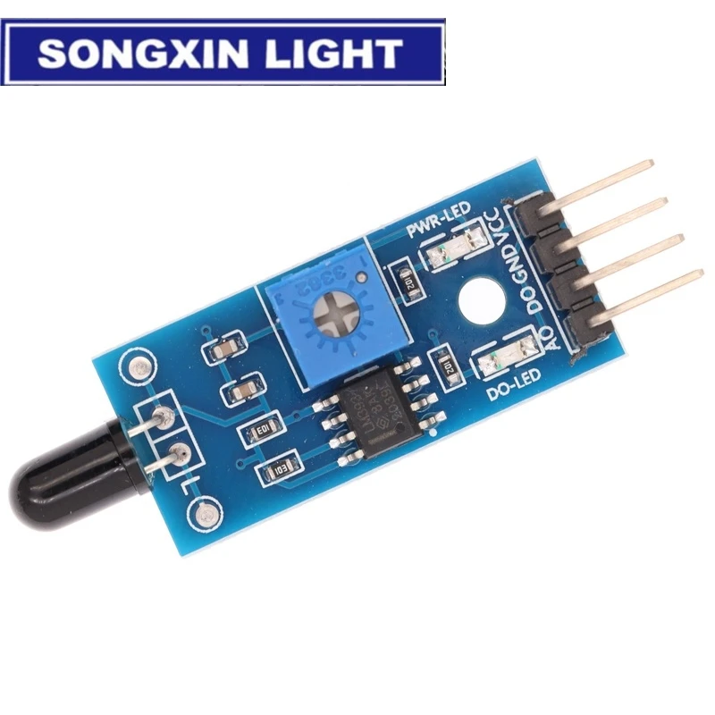 SAMIROB IR อินฟราเรด 3 สายเปลวไฟ Accelerometer Sensor โมดูลการตรวจจับสําหรับเครื่องตรวจจับ Smartsense Ac ความชื้นแอมโมเนียม Approach