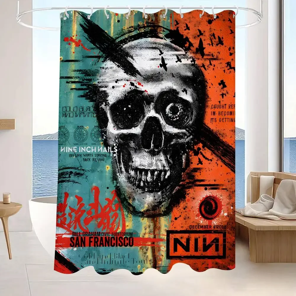 

Девять-дюймовые гвозди, простая занавеска для душа, занавеска для душа в ванной комнате, легко чистится и скраб, полиэстер, водонепроницаемый светильник, непрозрачный