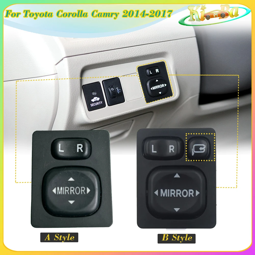 

KIMBA For Toyota Corolla Camry 2014-2017 Rear View Mirror Folding Switch Exterior Rear Side Mirror Switch Adjust