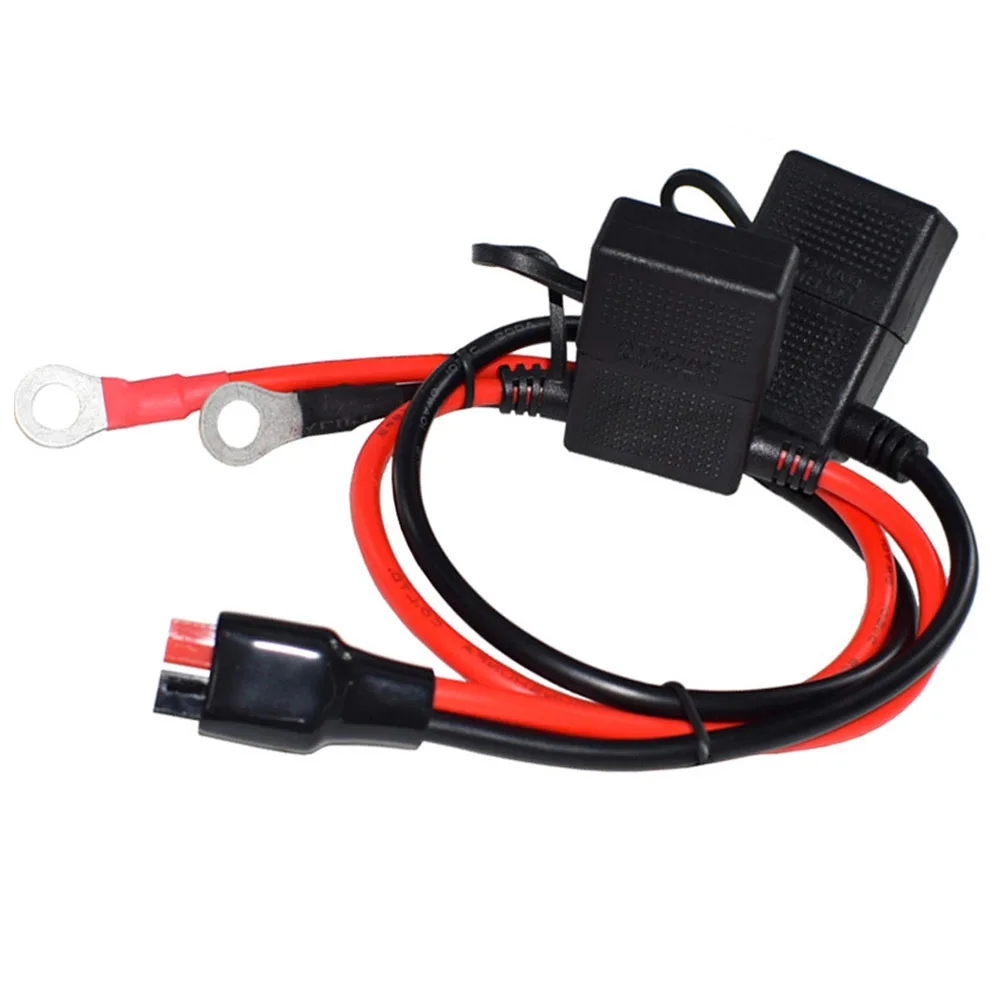 

30A Rated Cable with O-Terminal Termination and Connector Plus Fuse for Forklift and Material Handling Systems