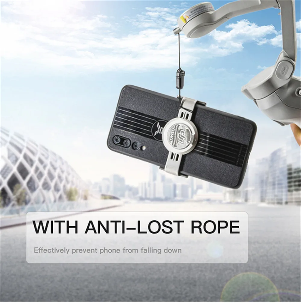 For DJI OM 6 5 Magnetic Phone Holder Anti-lost Strap Rope Osmo Mobile 4 SE Gimbal Anti-drop Lanyard Prevent Phone from Fall down