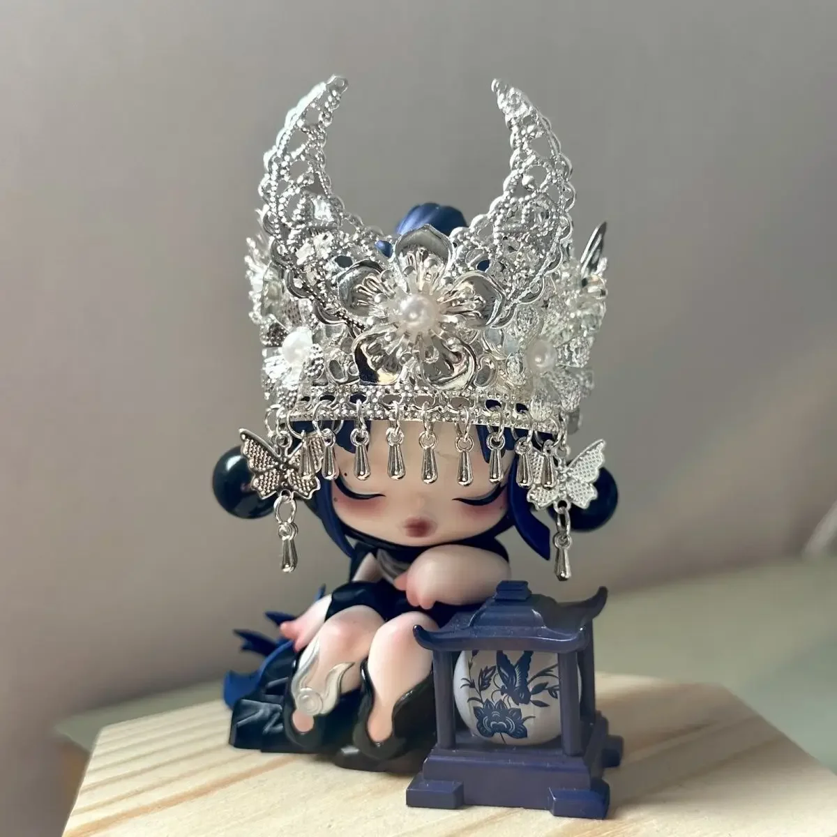 

Mini Butterfly Headwear Ethnic Minority Miao Hat DIY Handmade Gift for Dolls & Toy Collectors