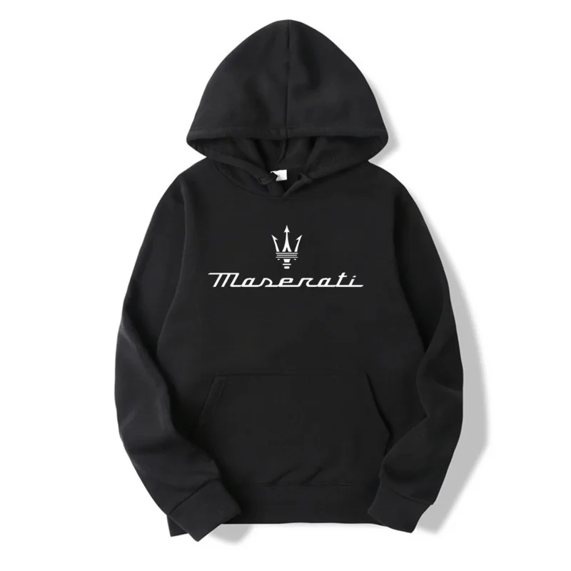 

Maseratie-Car Logo Hooded Sweatshirt for Men and Women, Y2k, Unisex, Winter, M-5XL