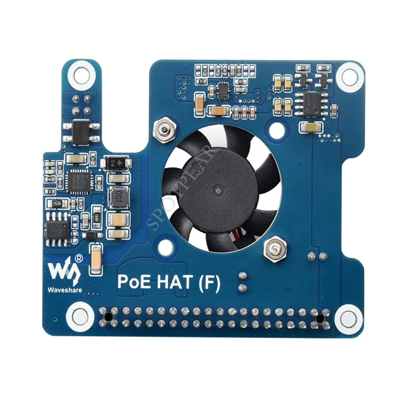 Imagem -03 - Raspberry pi Poe Hat Power Over Ethernet 802.3af-módulo Compatível para Pi5