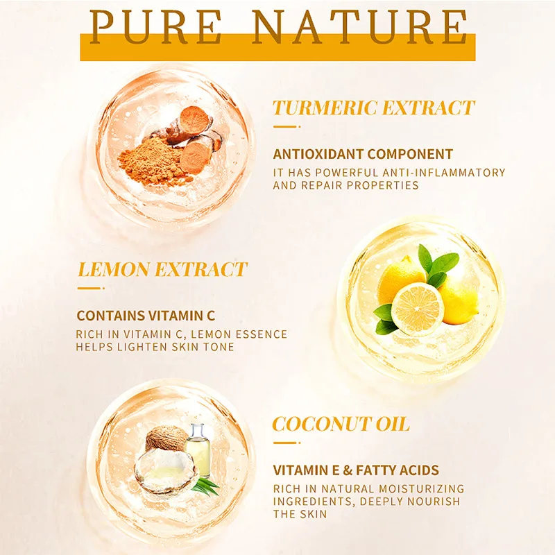 1/2/4/6 قطعة مقشر صابون يدوي الصنع بحمض الكوجيك الكركم للتقشير والترطيب والتنظيف العميق وإزالة البقع وإزالة حب الشباب