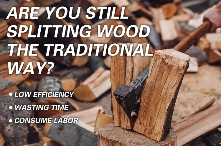 Customized Electric Wood Splitter Firewood Processor, Hydraulic Automatic Log Splitter, Forestry Machinery