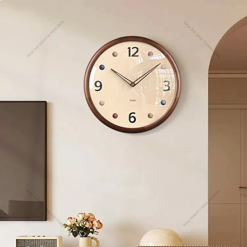 

Mid-century Modern Creative Wall Clock Modern Minimalist Living Room Creative Wall Clock Dining Room High-end Home Decor FYWC