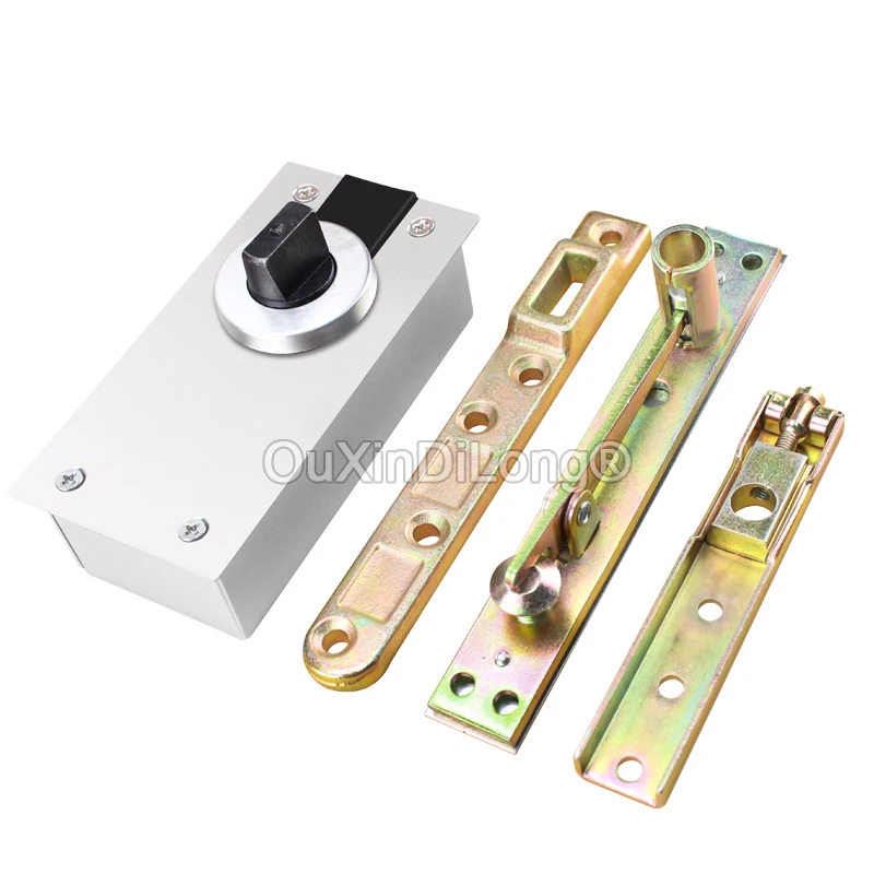 

1Set Heavy Duty Door Pivot Hinge 360° Rotary Shaft Install Up&Down Hinge Bearing 400KG/Set GF1241