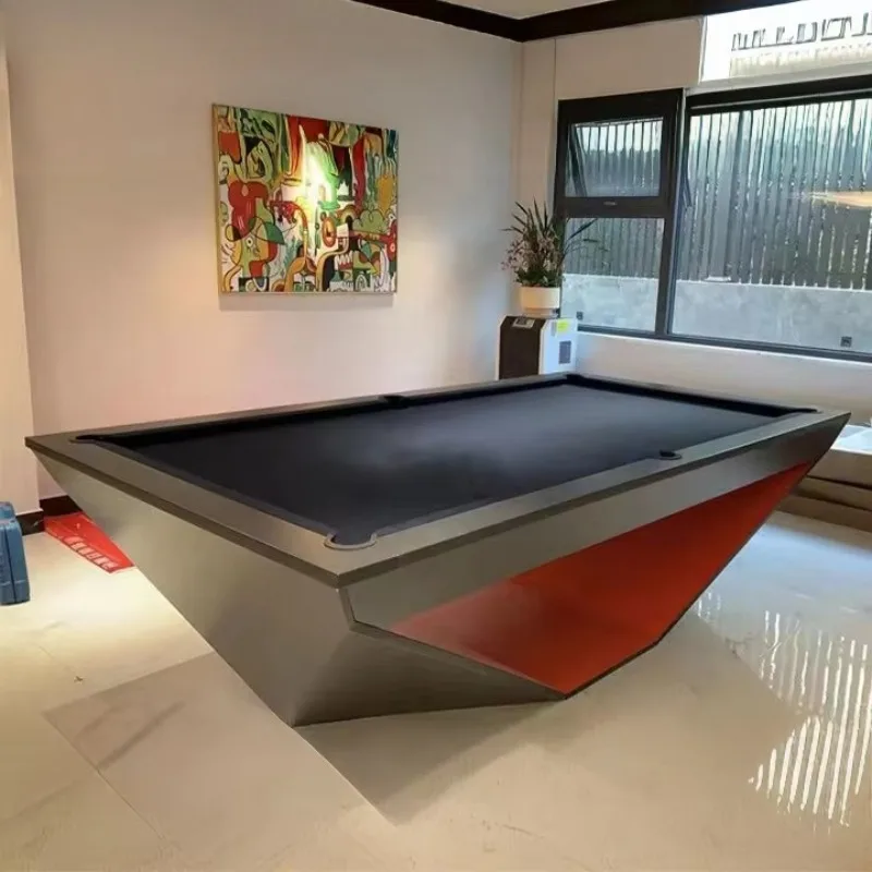 Airo Naipni Good Price Wholesale 8ft/9ft Indoor Pool Table with Rubber Cushions Real Wood Frame Customizable Billiard Table