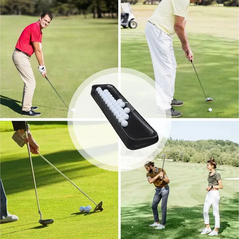 Bandeja de bolas de Golf, contenedor de almacenamiento de gran capacidad, equipo de almacenamiento, accesorios de entrenamiento