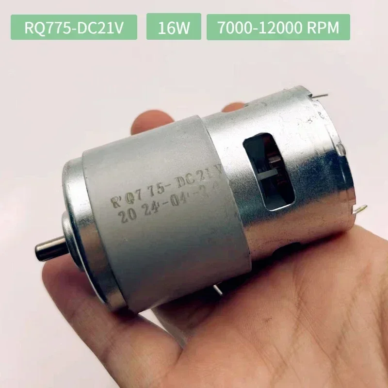 775 DC 21V motor de escova pequena motor silencioso de alta velocidade motor original de alta potência