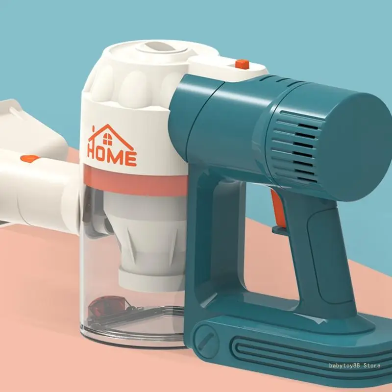 Y4UD – aspirateur électrique pour enfants, jouet nettoyage maison, jouet Simulation, nettoyeur avec 3 buse plumeau