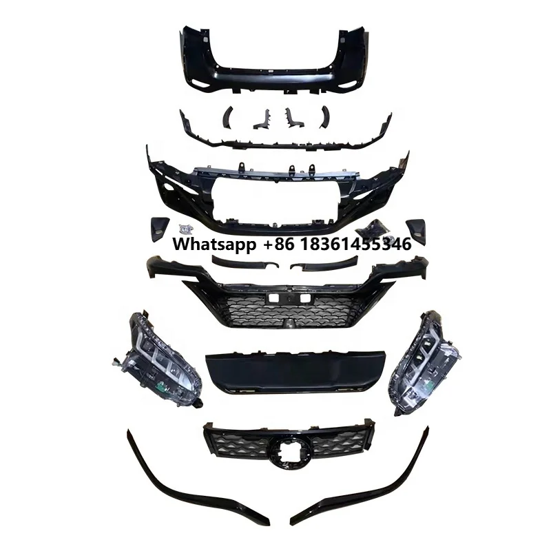 

including front and rear bumper upgrade body kit new auto parts ABS full body kit,