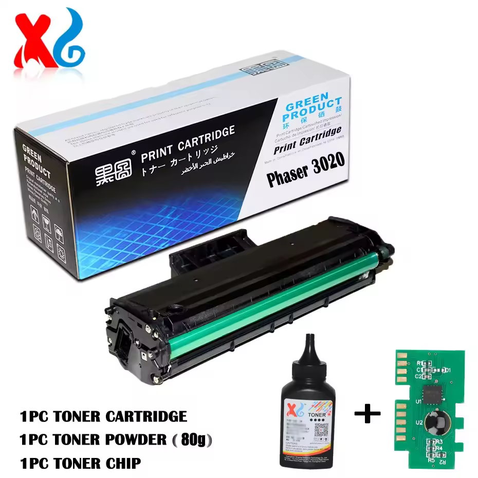 מחסנית טונר מתאים 106r02773 מחסנית עבור Xerox 3020 3025 דפים 1500 עם שבב עדכון