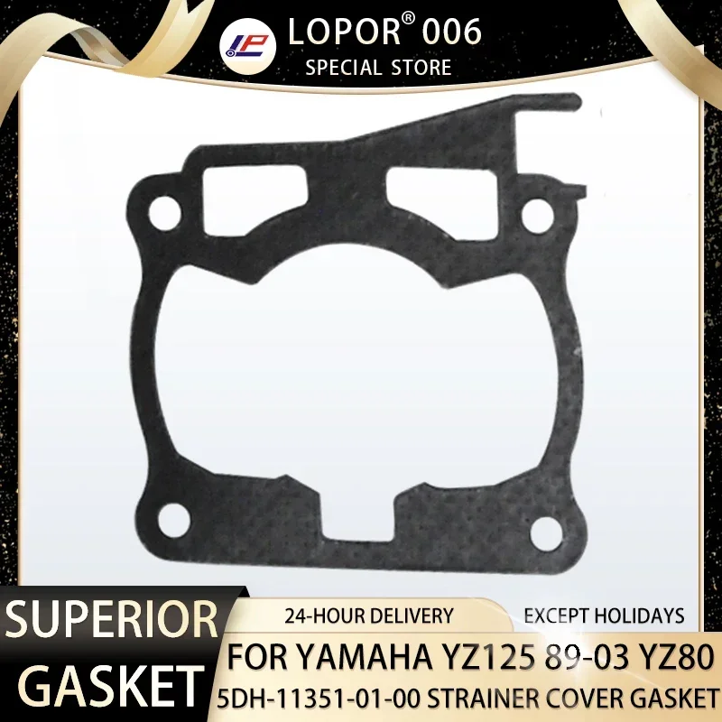 

LOPOR 2 Motorcycle Engine Cylinder Base Gasket For YAMAHA YZ125 98-03 YZ80 1998 5DH-11351-01-00 YZ 125 80