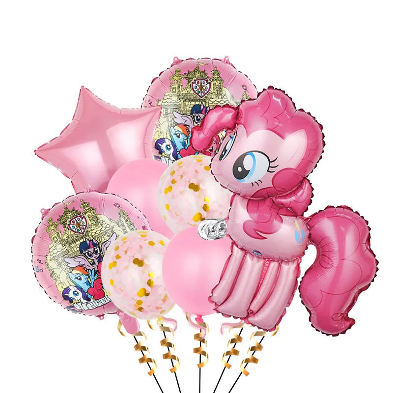 My Little Unicorn Ponyy Foil Balloon Girl Gift Birthday Party Decoration Supplies Colt Wed Mobile Home Decor Garden Baby Shower