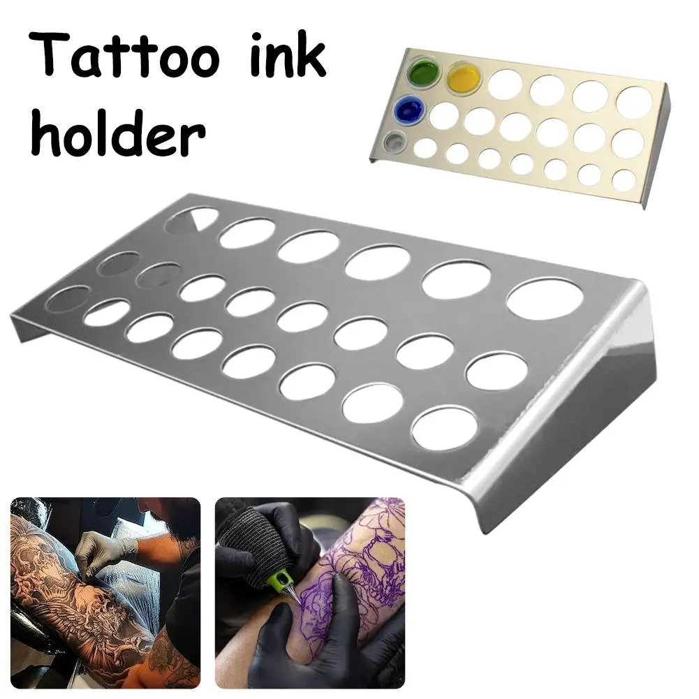 

New Tattoo Ink Display Stand Holder Empty Rack Acrylic Tattoo Lipsticks Clear Manicure Cosmetic Storage Tool Organizer Supp M4C1