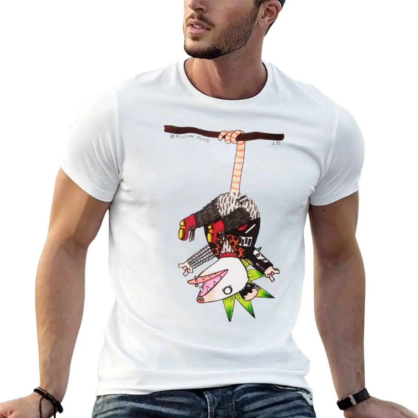 

Punk Possum T-Shirt t shirt personalised funny t shirts man T-Shirt