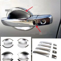 For Nissan Qashqai J10 2007 2008 2009 2010 2011-2015 Chrome Car Door Handle Cover Stickers Car Styling Accessories