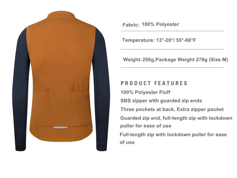 Spexcell Rsantce 2023 Winter Thermische Fleece Radfahren Jersey Top MTB Fahrrad Outdoor herren Fahrrad Kleidung Lange Hülse Hemd Uniform – Detail 3