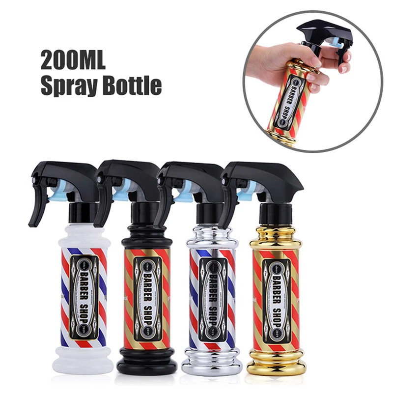 

170ML Spray Bottle Salon Barber High Pressure Water Can Hairdressing Retro Fine Mist Alcohol Disinfection Sprayer