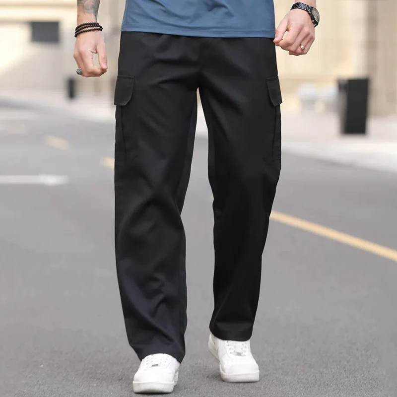 

Code Spring Спортивные повседневные прямые брюки с несколькими карманами, простые и модные брюки Amazon Temu Xiyin Tiktok JJ851