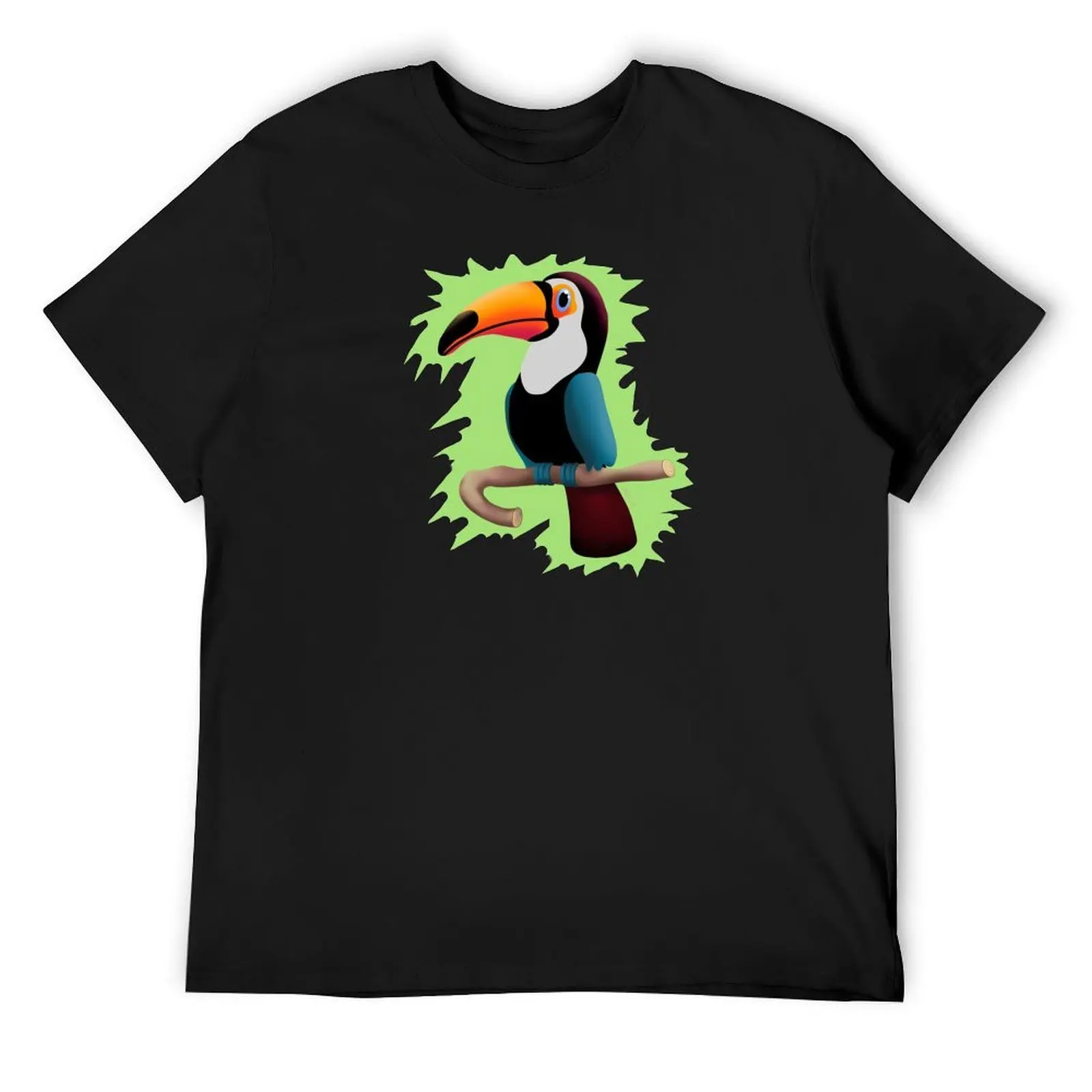 

Toucan- art for kids T-Shirt anime t shirts man clothes quick drying for a boy tshirts for men