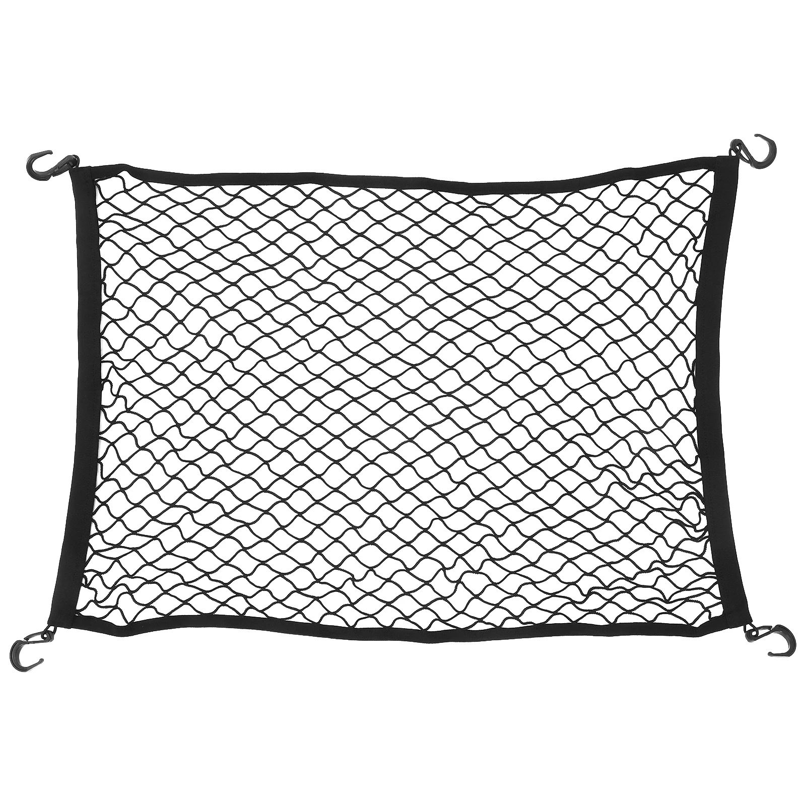 

Foldable Wagon Net Black Elastic Luggage Netting for Camping Garden Cart Outdoor Trolley Securing Items Durable Stretchy Nylon