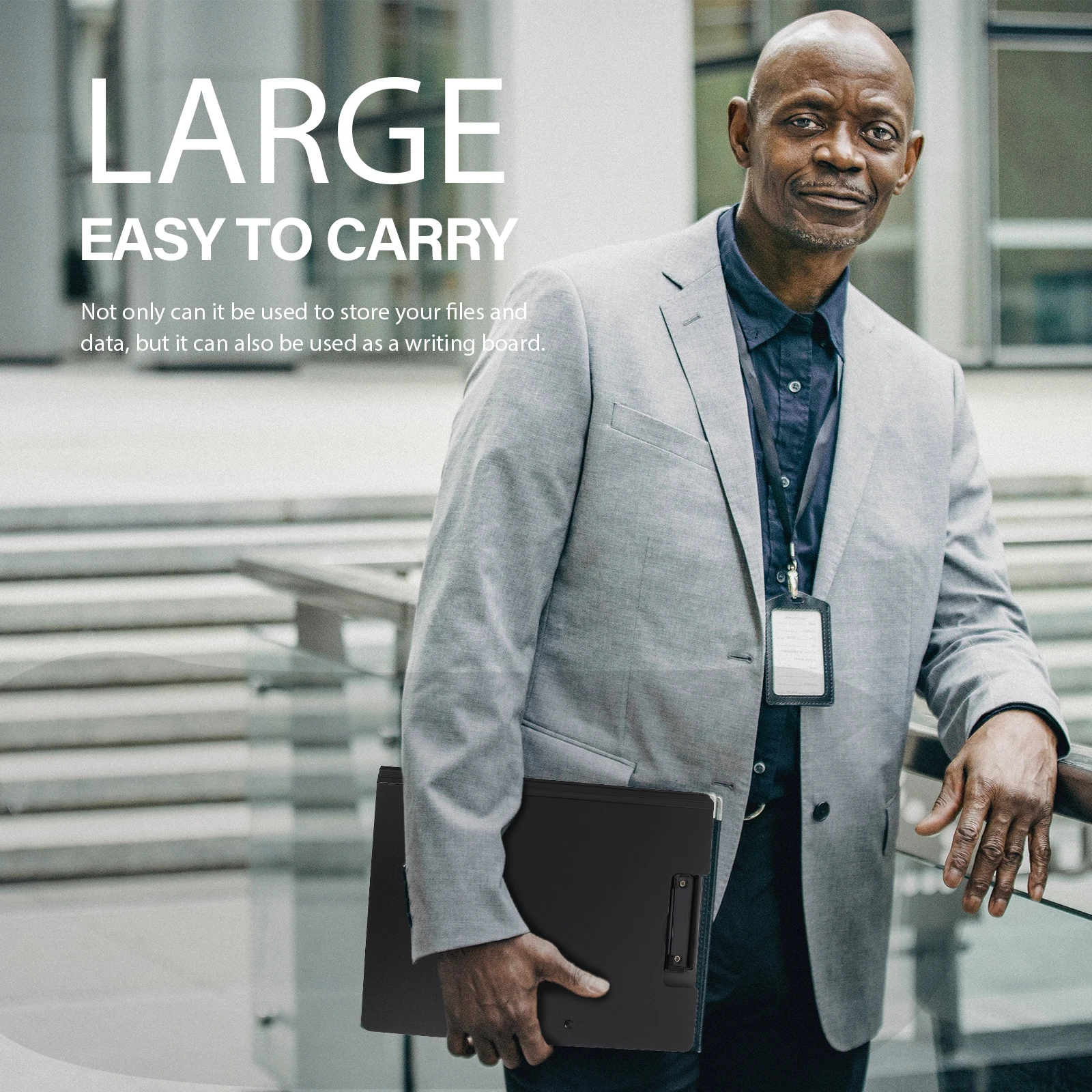 

Premium Multipurpose File Folder Clipboard Document Writing Board For Office School Business Portable Memo Organizer Data Holder