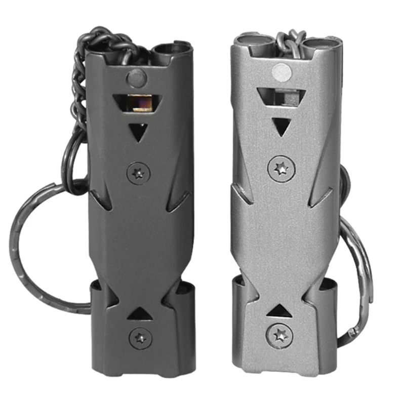 

Steel Flat Safety with Small Buckle for Camping, Hiking, Boating, and Kayaking for Signaling Emergency Survival